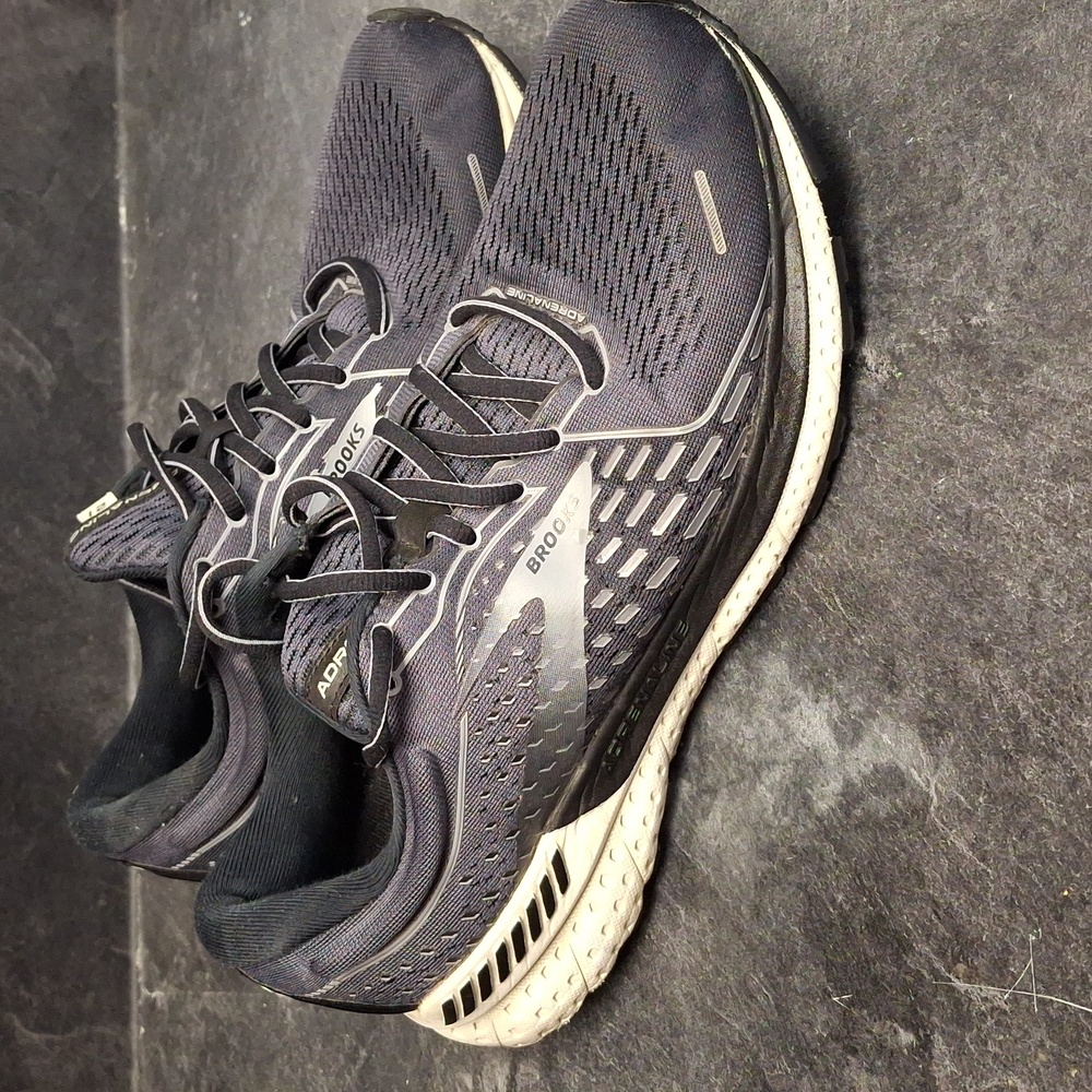 Brooks Charcoal and White  Shoes